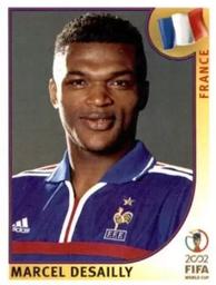 2002 Panini World Cup Stickers #29 Marcel Desailly Front
