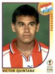 2002 Panini World Cup Stickers #145 Victor Quintana Front