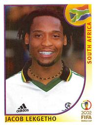 2002 Panini World Cup Stickers #159 Jacob Lekgetho Front