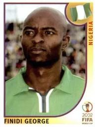 2002 Panini World Cup Stickers #416 Finidi George Front
