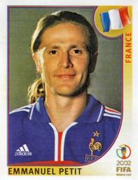 2002 Panini World Cup Stickers #34 Emmanuel Petit Front