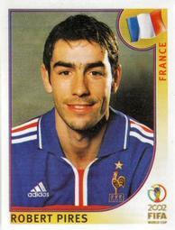 2002 Panini World Cup Stickers #37 Robert Pires Front