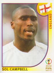 2002 Panini World Cup Stickers #428 Sol Campbell Front