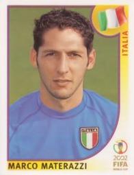 2002 Panini World Cup Stickers #463 Marco Materazzi Front