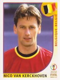 2002 Panini World Cup Stickers #557 Nico Van Kerckhoven Front