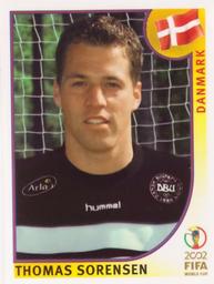 2002 Panini World Cup Stickers #81 Thomas Sørensen Front