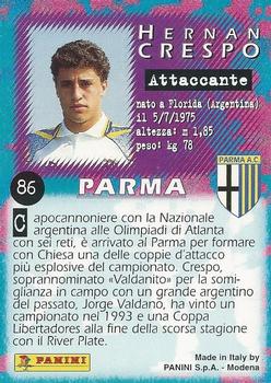 1997 Panini Calcio Serie A #86 Hernan Crespo Back