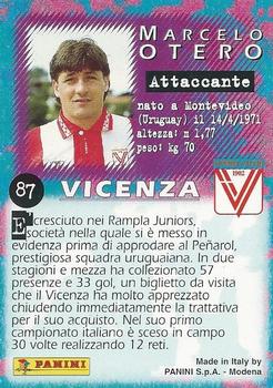 1997 Panini Calcio Serie A #87 Marcelo Otero Back