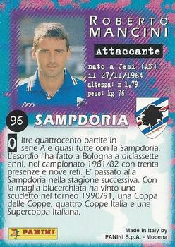 1997 Panini Calcio Serie A #96 Roberto Mancini Back
