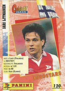 1997 Panini Calcio Serie A #120 Jari Litmanen Back