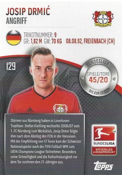 2014-15 Topps Chrome Bundesliga #129 Josip Drmic Back