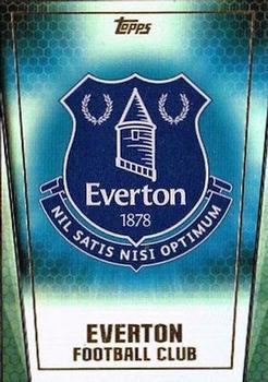 2015 Topps Premier Club #186 Everton Club Badge Front