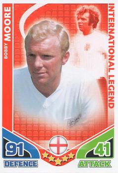 2010 Topps Match Attax England 2010 - International Legend #NNO Bobby Moore Front