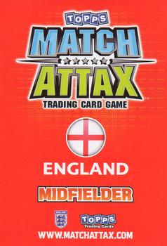 2010 Topps Match Attax England 2010 - International Legend #NNO Paul Gascoigne Back