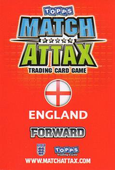 2010 Topps Match Attax England 2010 - Star Legend #NNO Alan Shearer Back