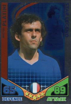 2010 Topps Match Attax England 2010 - Star Legend #NNO Michel Platini Front