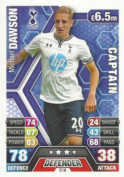 2013-14 Topps Match Attax Premier League Extra - Captains #C18 Michael Dawson Front
