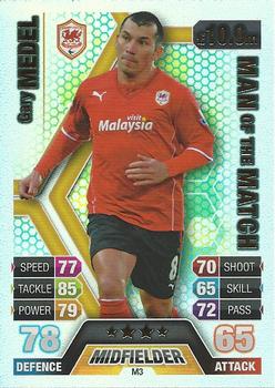 2013-14 Topps Match Attax Premier League Extra - Man Of The Match #M3 Gary Medel Front