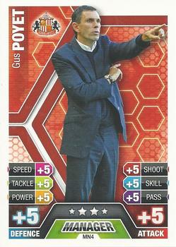 2013-14 Topps Match Attax Premier League Extra - Managers #MN4 Gus Poyet Front