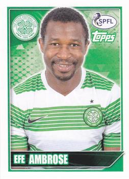 2014-15 Topps SPFL Stickers #29 Efe Ambrose Front