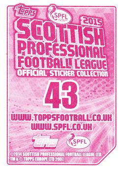 2014-15 Topps SPFL Stickers #43 Paul McGinn Back