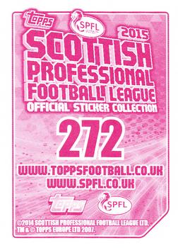 2014-15 Topps SPFL Stickers #272 Hibernian Club Badge Back