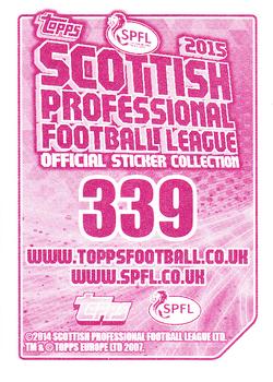 2014-15 Topps SPFL Stickers #339 Darren McGregor Back