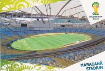 2014 Panini Adrenalyn XL FIFA World Cup Brazil - Update Set 1 #NNO Maracana Stadium Front