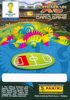 2014 Panini Adrenalyn XL FIFA World Cup Brazil - Update Set 1 #NNO Pablo Zabaleta Back