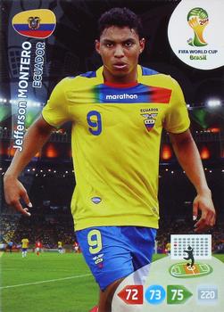 2014 Panini Adrenalyn XL FIFA World Cup Brazil - Update Set 1 #NNO Jefferson Montero Front