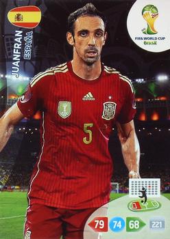 2014 Panini Adrenalyn XL FIFA World Cup Brazil - Update Set 2 #NNO Juanfran Front