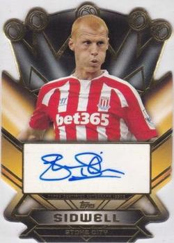 2014 Topps Premier Gold - Crowning Achievement Die Cut Autographs #CAA-SS Steve Sidwell Front