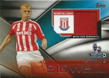 2014 Topps Premier Gold - Football Fibers Relics #FFR-SS Steve Sidwell Front