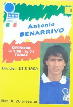 1996 Panini Calcio Serie A #118 Antonio Benarrivo Back