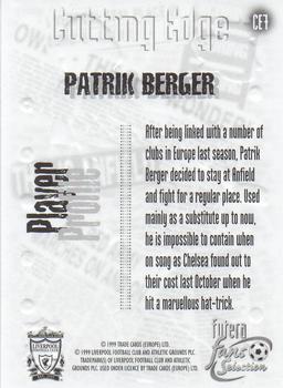 1999 Futera Liverpool Fans' Selection - Cutting Edge #CE7 Patrik Berger Back