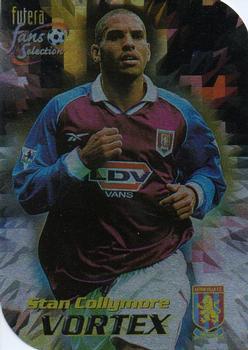1999 Futera Aston Villa Fans Selection - Vortex #V3 Stan Collymore Front
