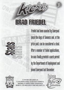 1999 Futera Liverpool Fans' Selection - Foil #37 Brad Friedel Back