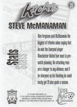 1999 Futera Liverpool Fans' Selection - Foil #39 Steve McManaman Back