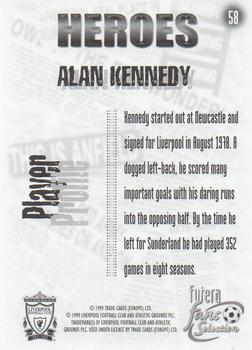 1999 Futera Liverpool Fans' Selection - Foil #58 Alan Kennedy Back