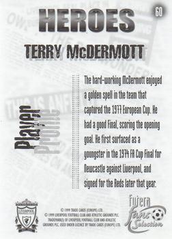 1999 Futera Liverpool Fans' Selection - Foil #60 Terry McDermott Back