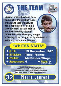1997-98 Futera Leeds United Fans' Selection #32 Pierre Laurent Back