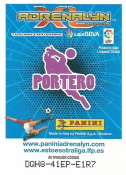 2014-15 Panini Adrenalyn XL La Liga BBVA #19 Gorka Iraizoz Back