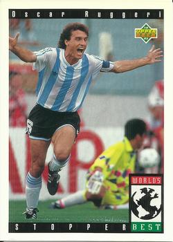 1993 Upper Deck World Cup Preview (English/Spanish) #102 Oscar Ruggeri Front