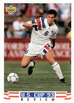 1993 Upper Deck World Cup Preview (English/Spanish) #134 John Harkes Front