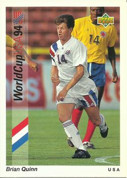 1993 Upper Deck World Cup Preview (English/Spanish) #14 Brian Quinn Front