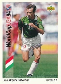 1993 Upper Deck World Cup Preview (English/Spanish) #46 Luis Miguel Salvador Front