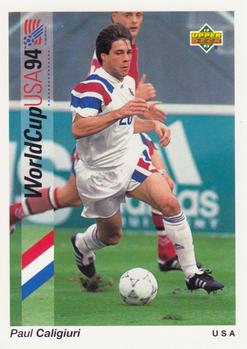 1993 Upper Deck World Cup Preview (English/Spanish) #20 Paul Caligiuri Front
