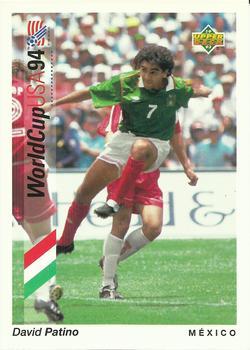 1993 Upper Deck World Cup Preview (English/Spanish) #37 David Patino Front