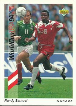 1993 Upper Deck World Cup Preview (English/Spanish) #49 Randy Samuel Front