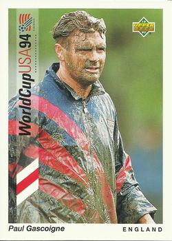 1993 Upper Deck World Cup Preview (English/Spanish) #80b Paul Gascoigne Front